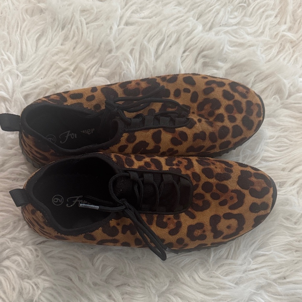 Forever Animal Print Sneakers